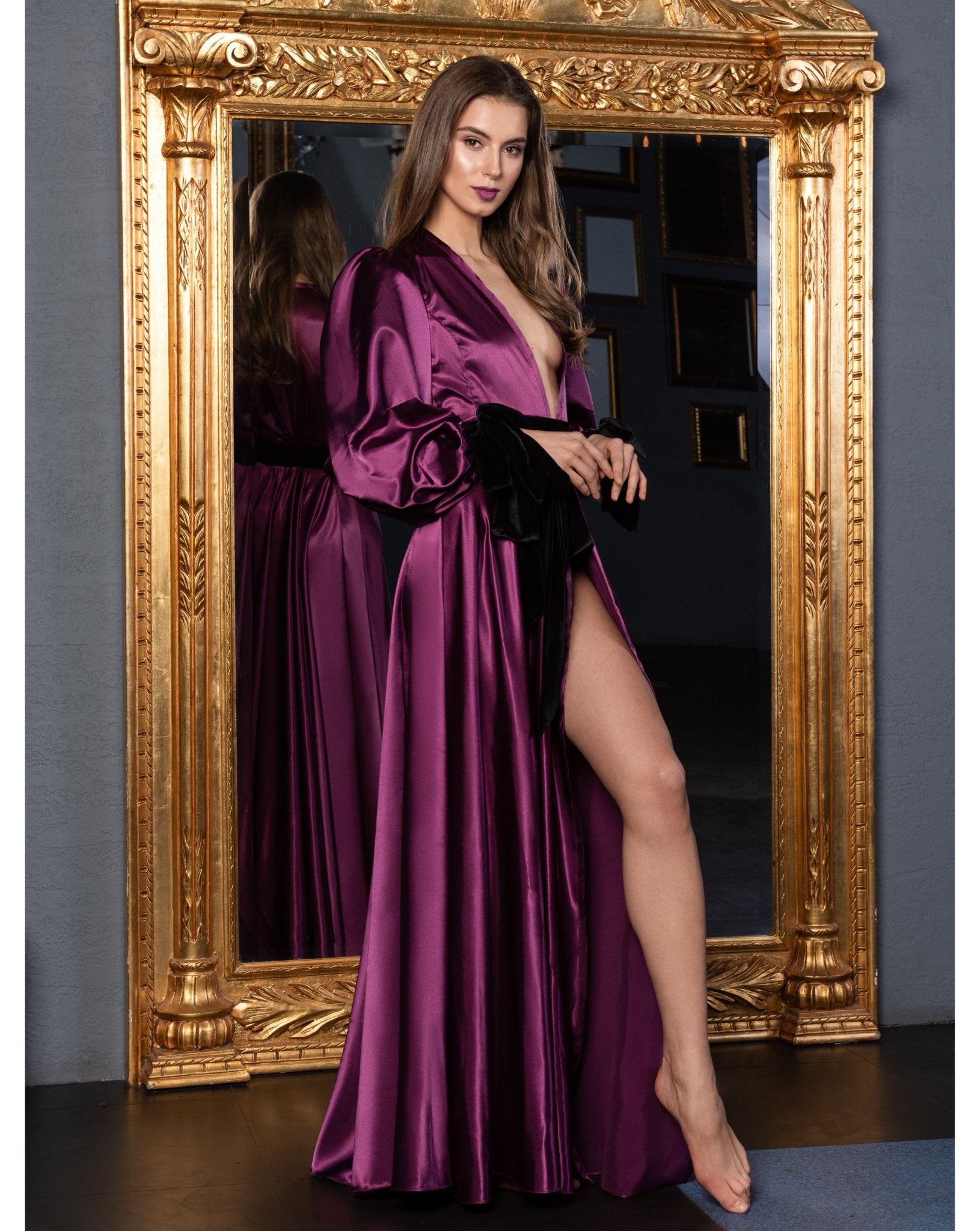 Old Hollywood Glamour Robe, Old Hollywood Robe, Boudoir Robe – KÂfemme