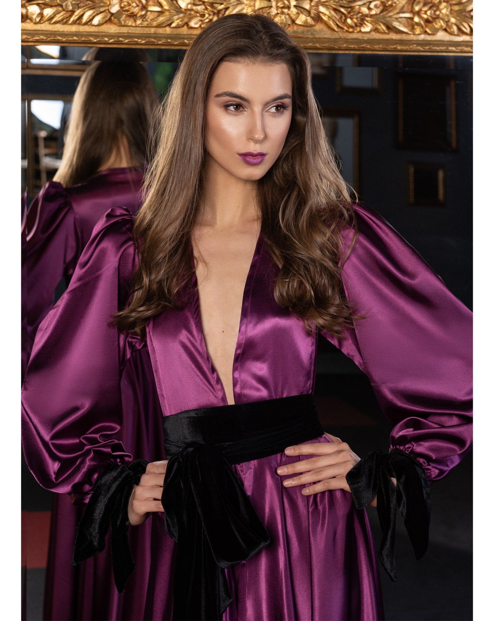 Old Hollywood Glamour Robe, Old Hollywood Robe, Boudoir Robe – KÂfemme