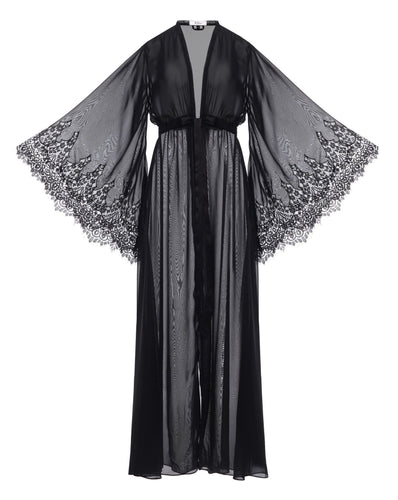 Sexy Robe For Women, Sheer Robe, Long Sheer Robe, Sexy Robe – KÂfemme