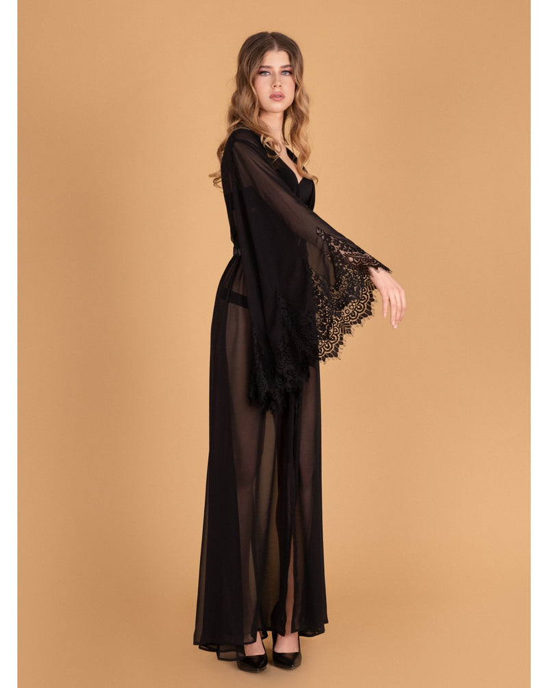 Sexy Robe for Women, Sheer Robe, Long Sheer Robe, Sexy Robe – KÂfemme